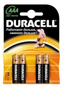 Купить Батарейки и аккумуляторы Элемент питания DURACELL Basic LR03 AАA 4в1